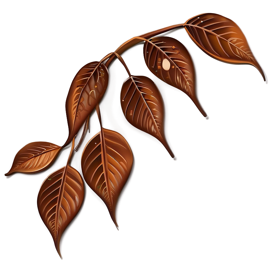 Brown Leaves Falling Png 40 PNG