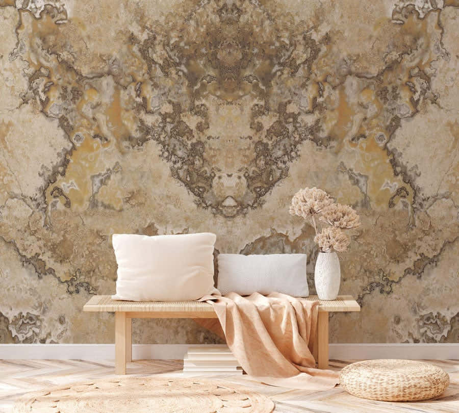 Elegant Brown Marble Wallpaper Wallpaper