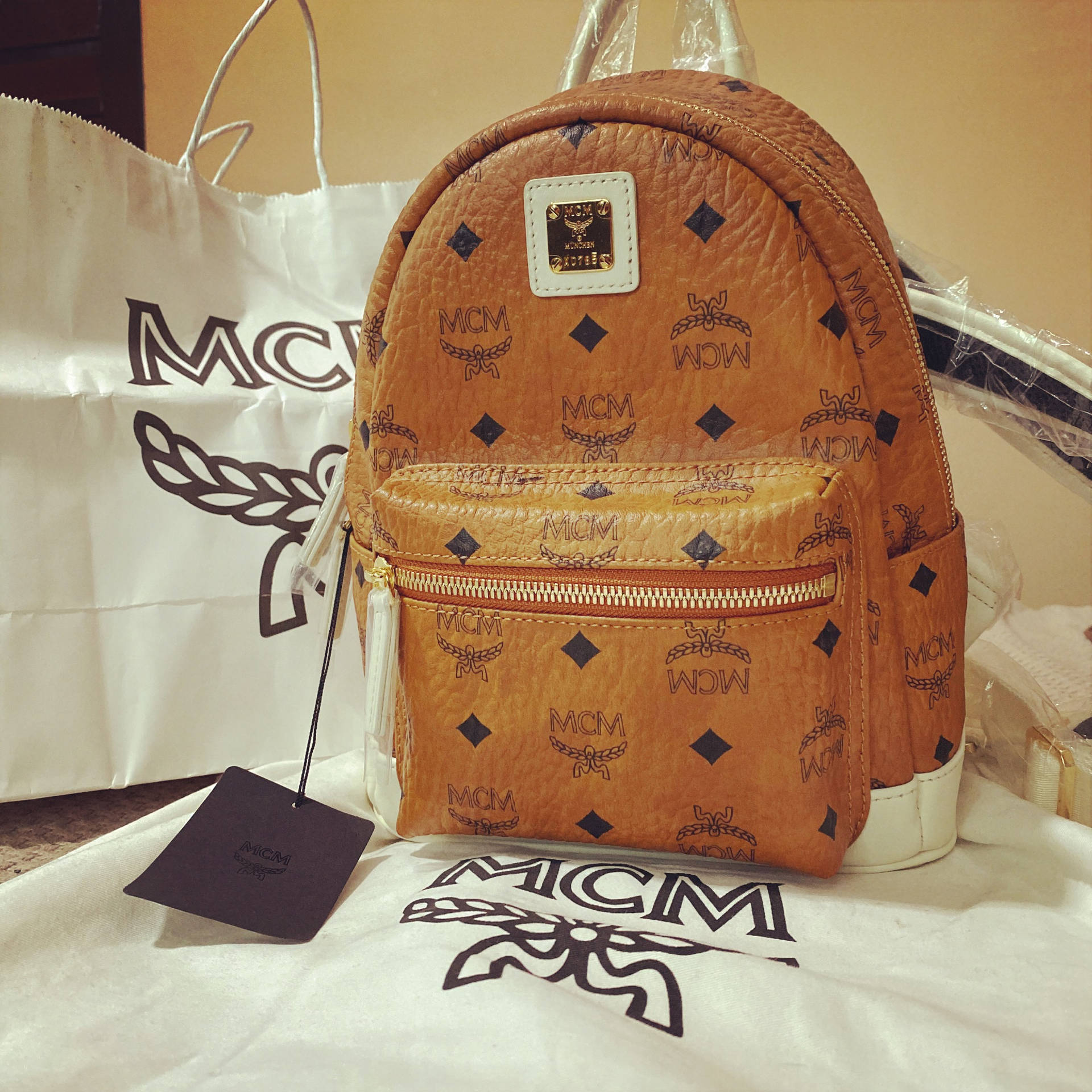 MCM, Bags, Mcm Bookbag Munchen Bag