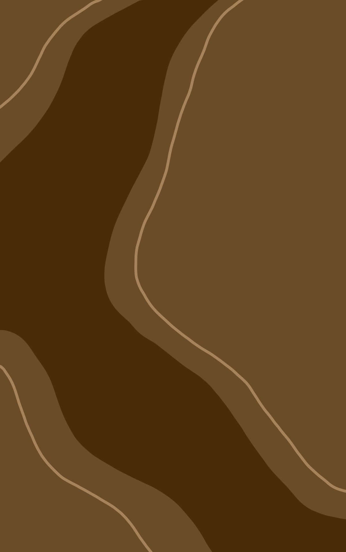 A Brown And White River With A Brown Background Wallpaper