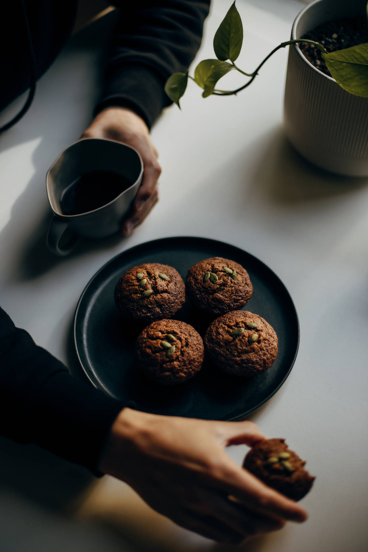 Brown Muffins With Seeds Wallpaper