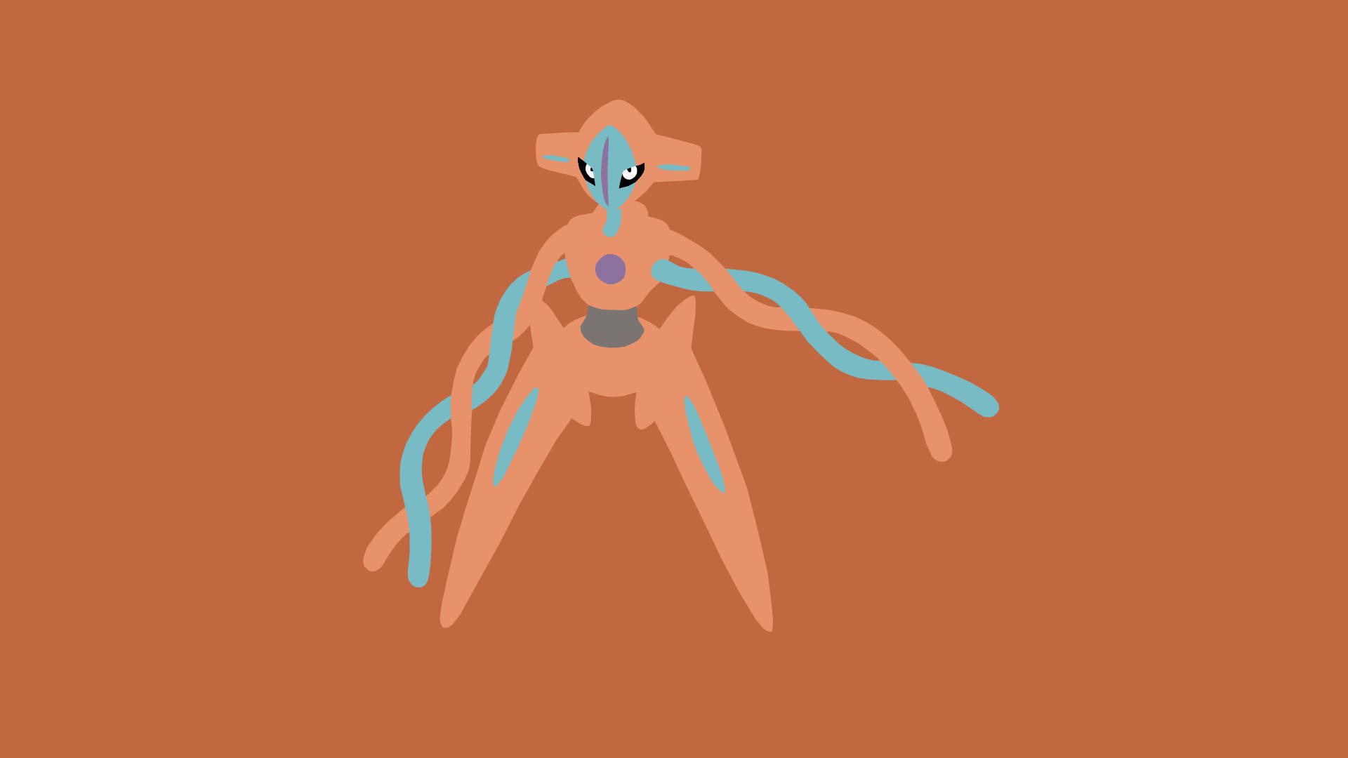 Brown Normal Form Deoxys Background