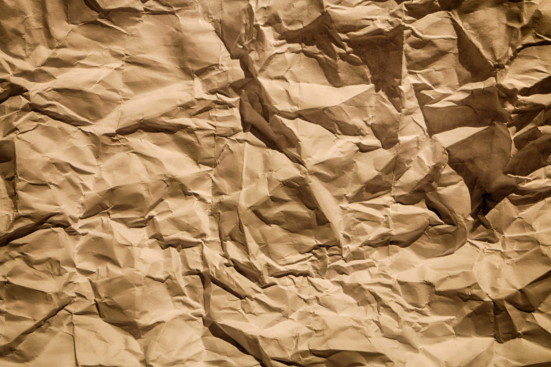 Close-up of a Brown Paper Texture Wallpaper