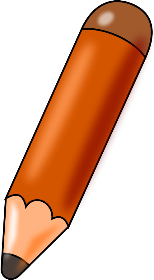 Brown Pencil Clipart PNG