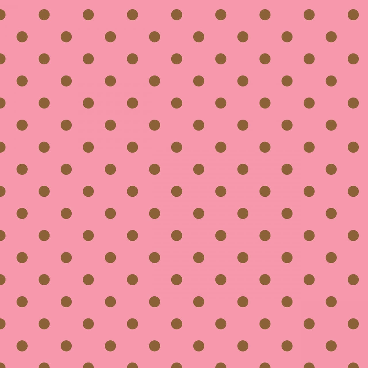 Delightful Brown Polka Dot Wallpaper Wallpaper