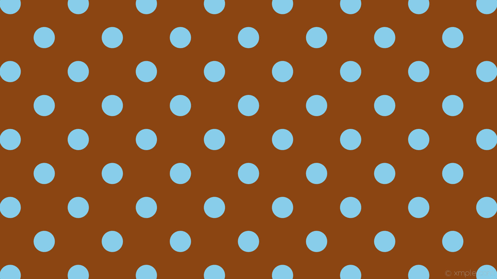 Elegant Brown Polka Dot Background Wallpaper