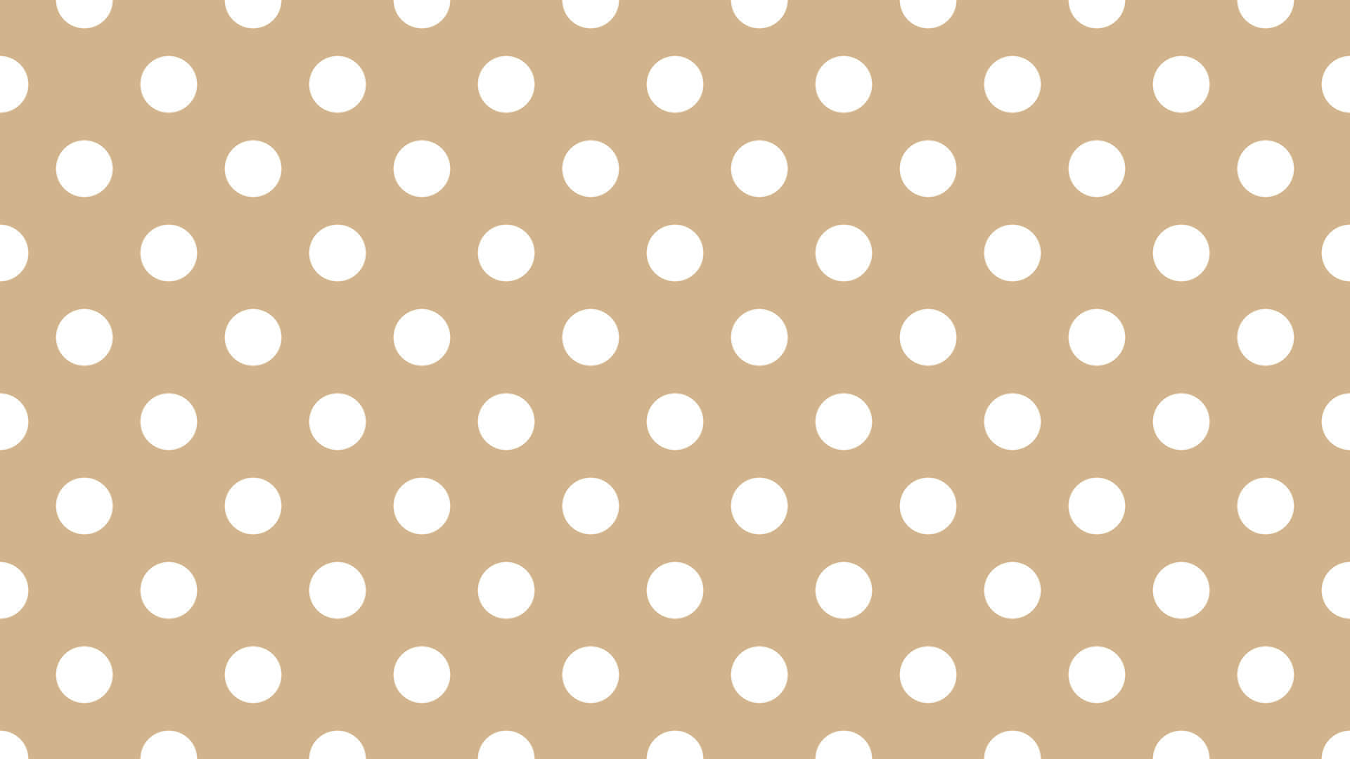Elegant Brown Polka Dots Background Wallpaper