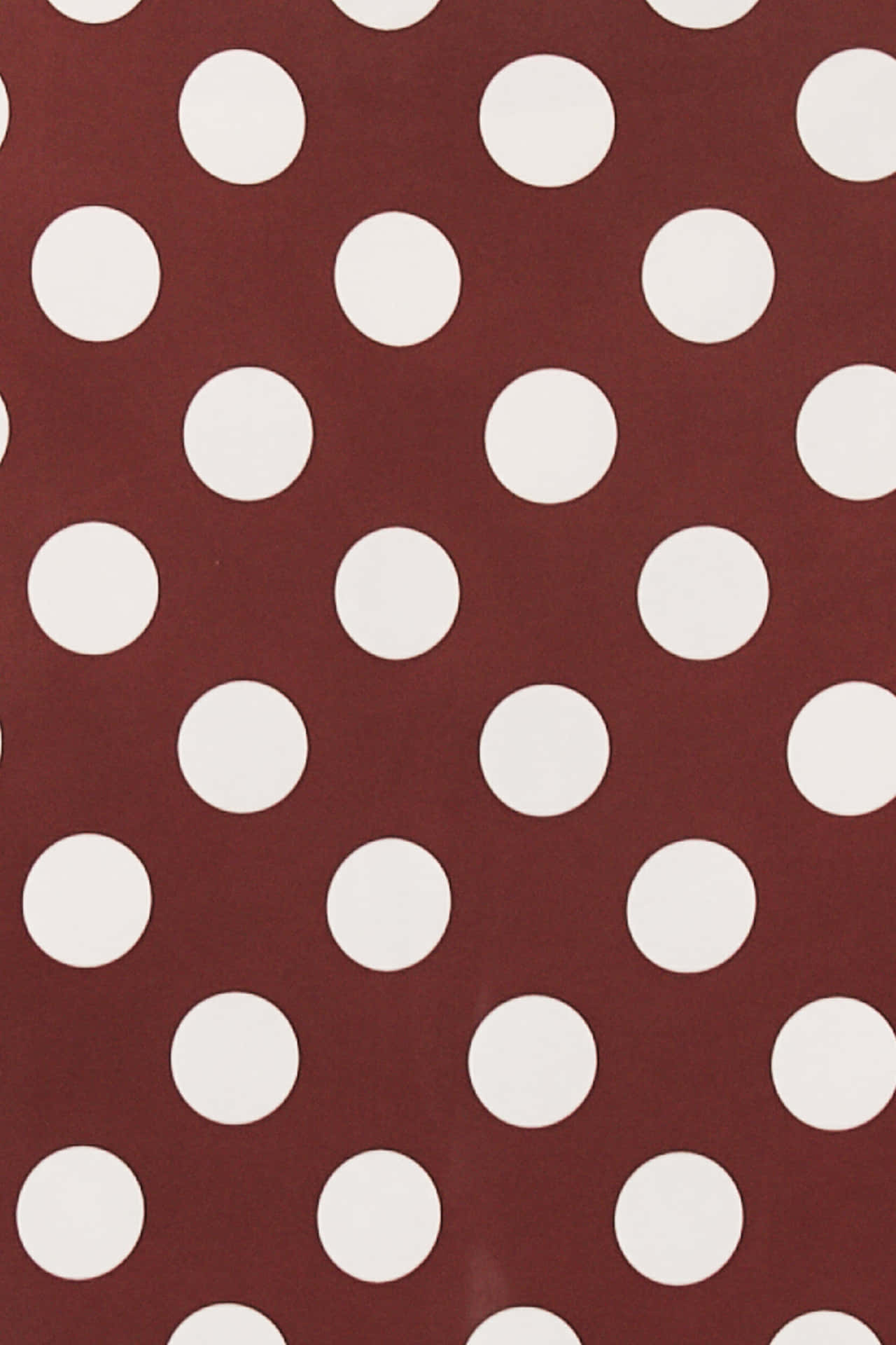 Brown Polka Dots Background Wallpaper