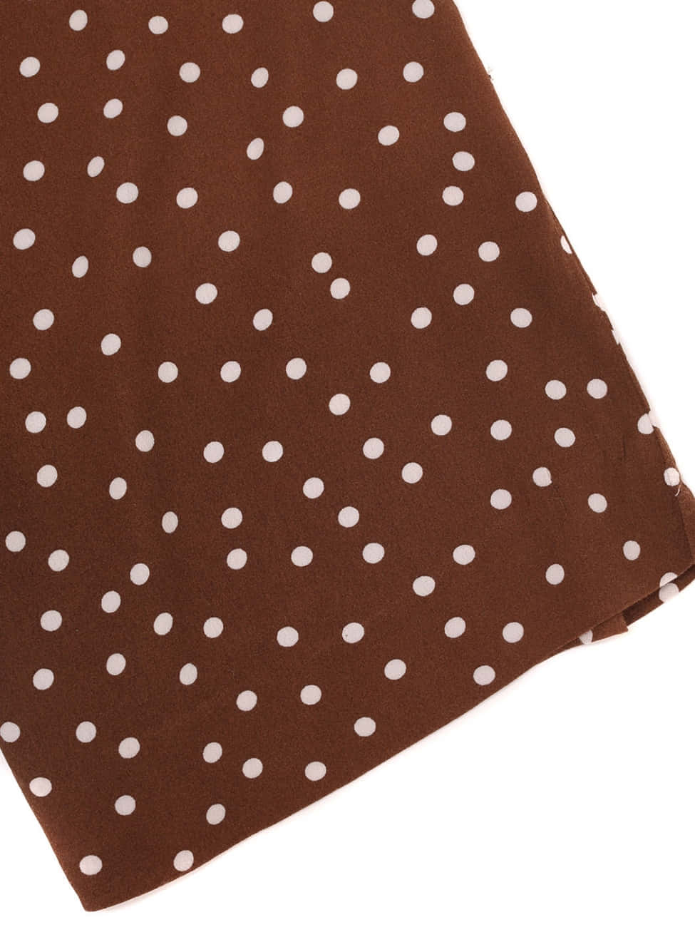 Classic Brown Polka Dot Pattern Wallpaper
