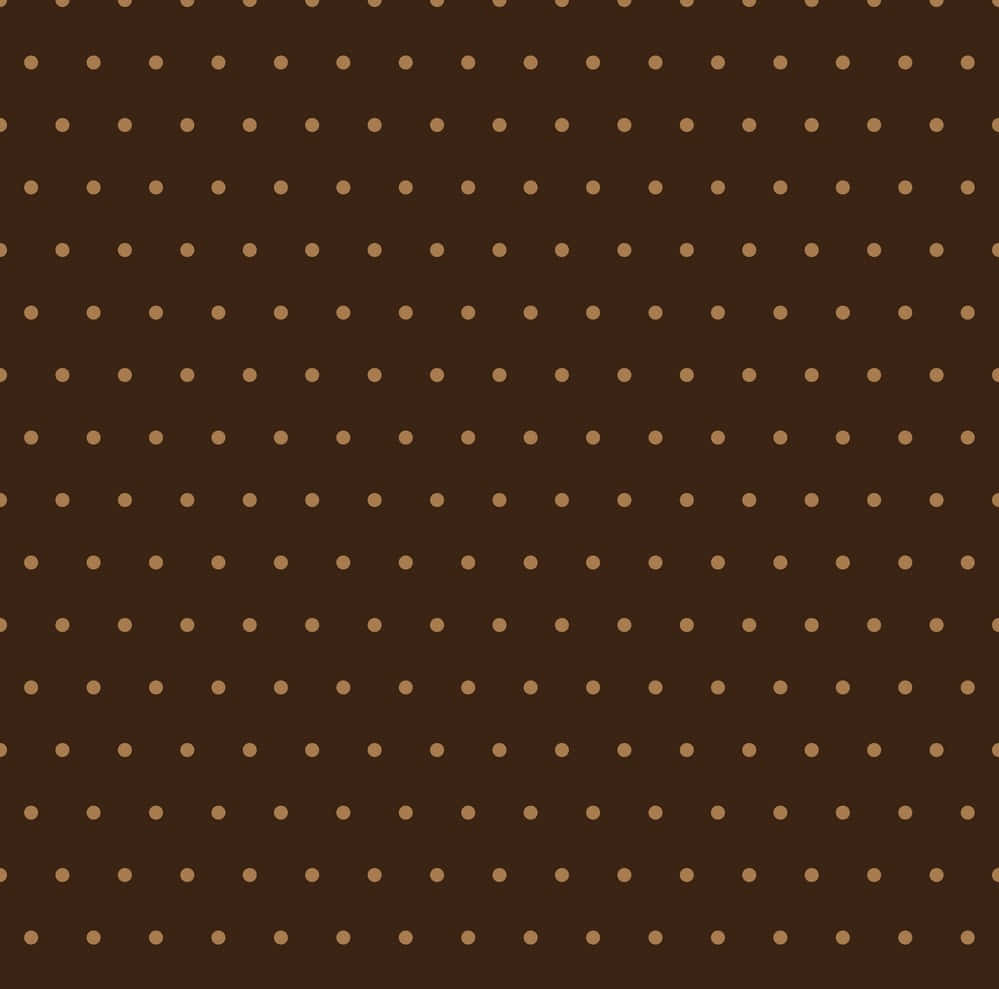 Elegant Brown Polka Dots Wallpaper Wallpaper