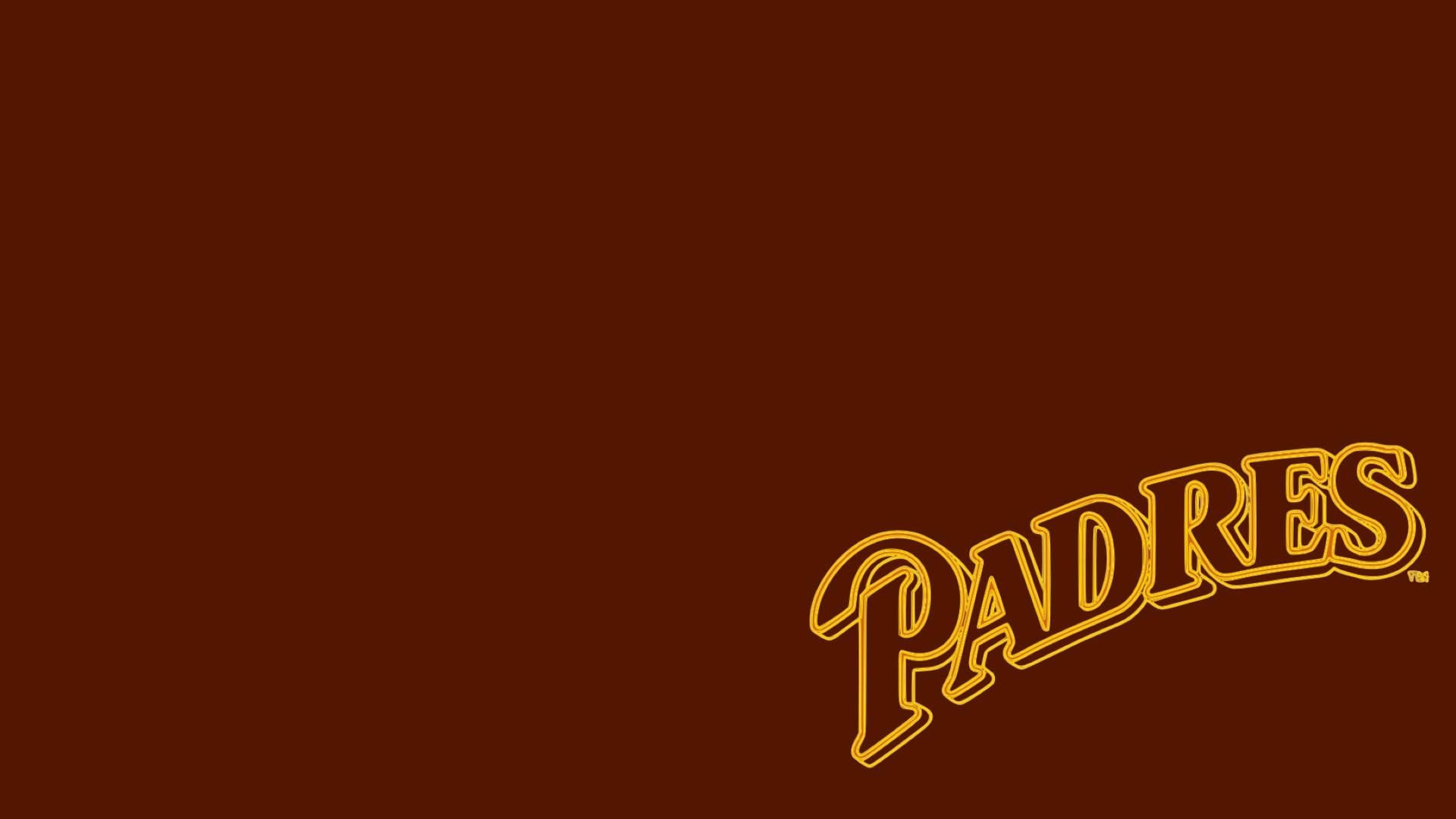 Brown San Diego Padres Logo Wallpaper