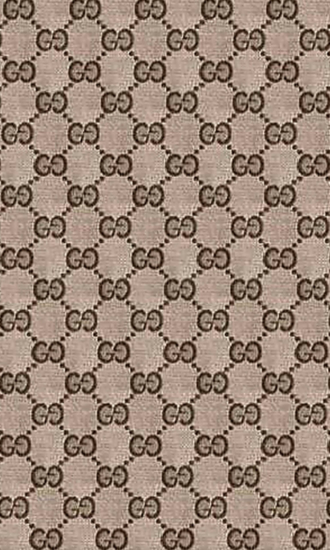 Brown Scarf Gucci Pattern Wallpaper