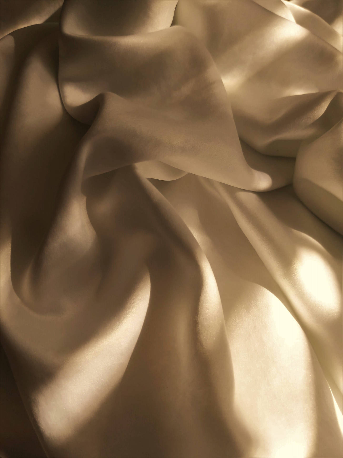 Brown Silk Fabric Background