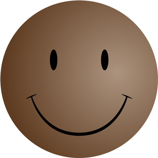 Brown Smiley Face Emoji PNG