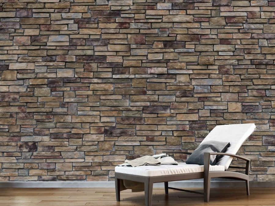 Beautiful Brown Stone Texture Wallpaper