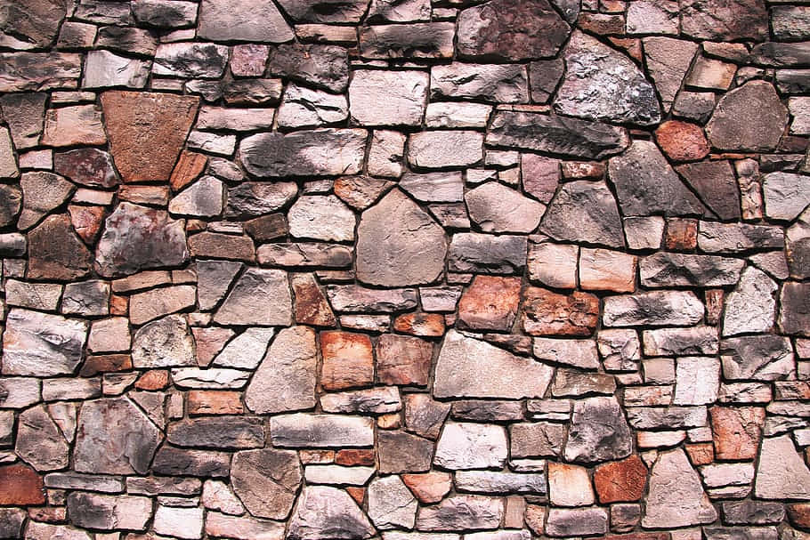 Elegant Brown Stone Texture Wallpaper