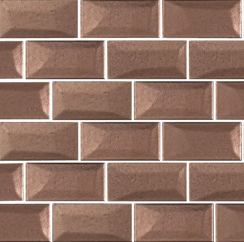 Brown Subway Tile Texture PNG