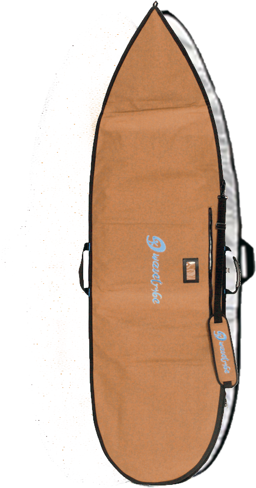 Brown Surfboard Bagwith Logo PNG