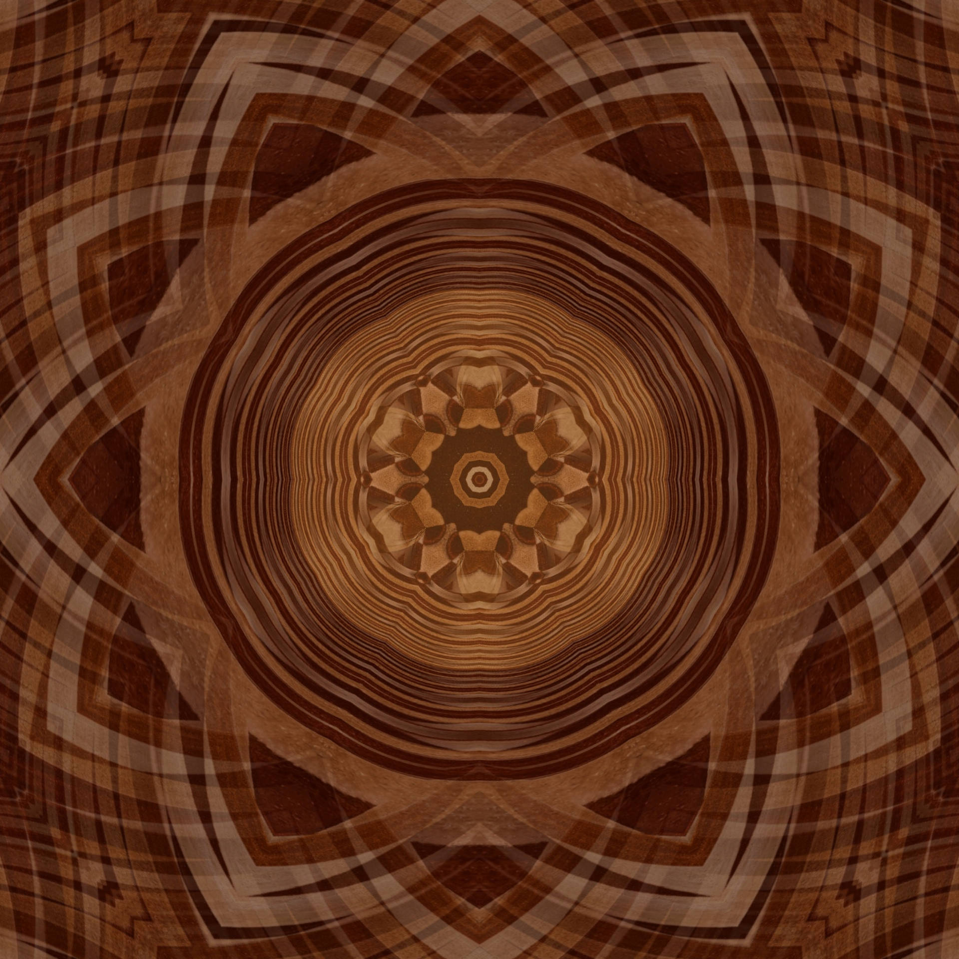 Brown Textured Handkerchief Design Wallpaper