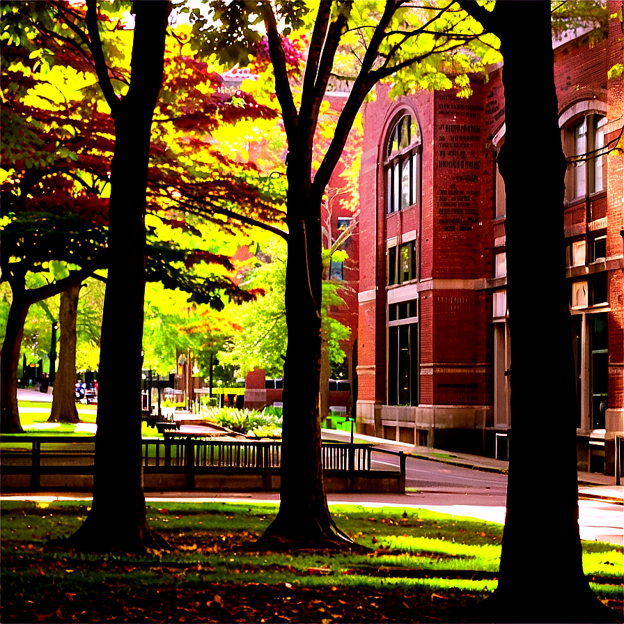 Brown University Campus View Png Isv8 PNG