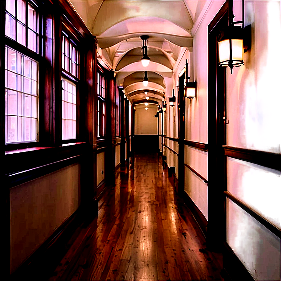 Brown University Historic Hallway Png 06252024 PNG