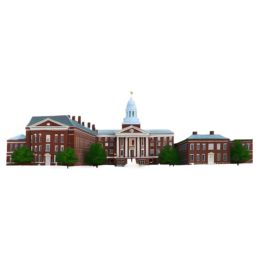 Brown University Night View Png 06252024 PNG