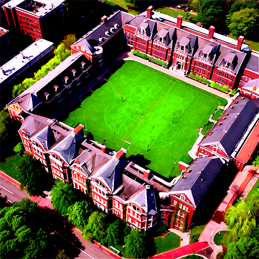 Brown University Quad Aerial View Png Edp PNG