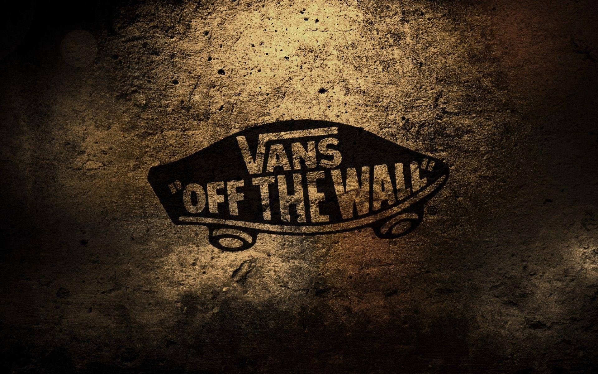 Brown Vans Of The Wall Logo