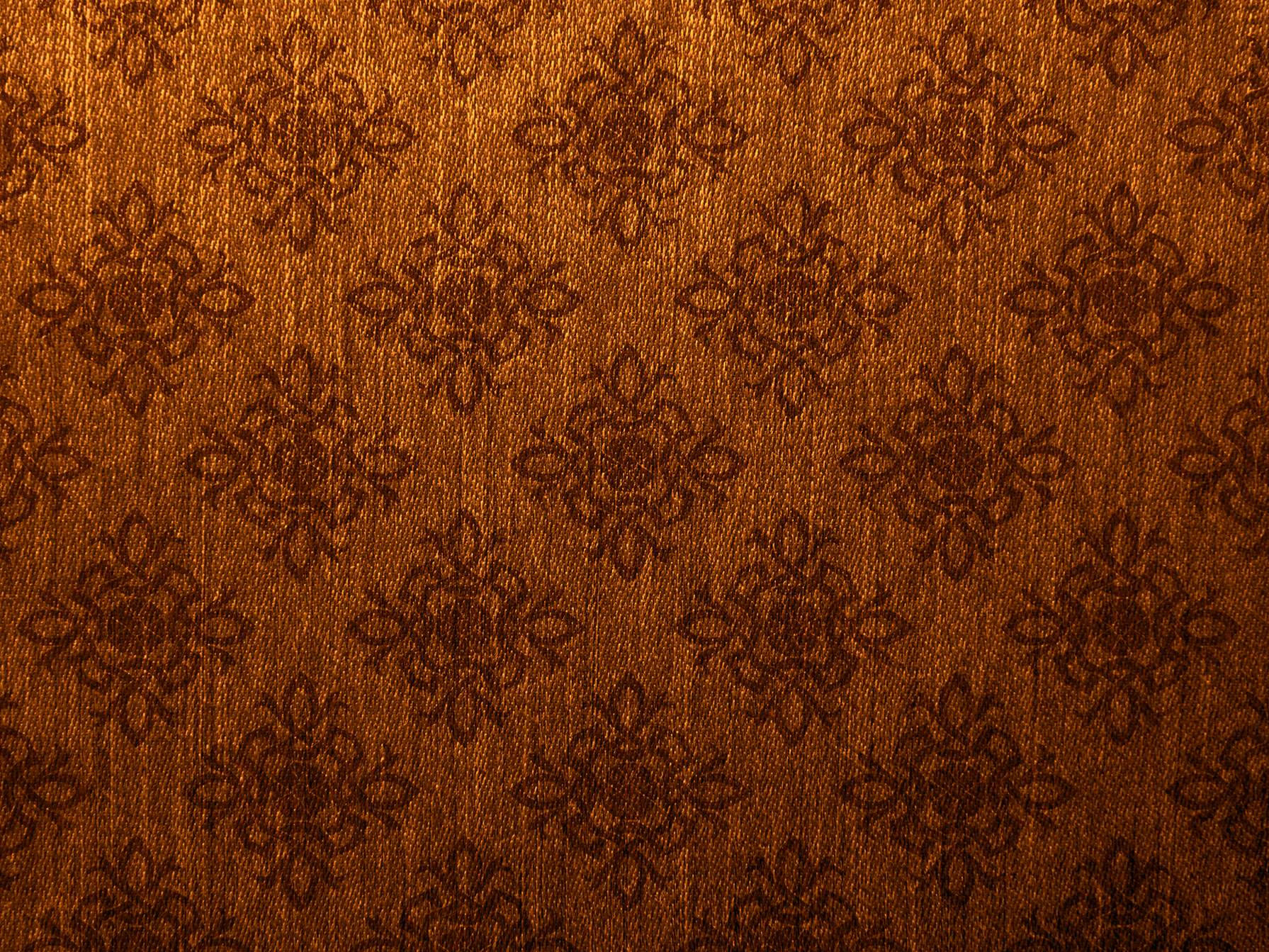 Brown Victorian Textured Design Wallpaper