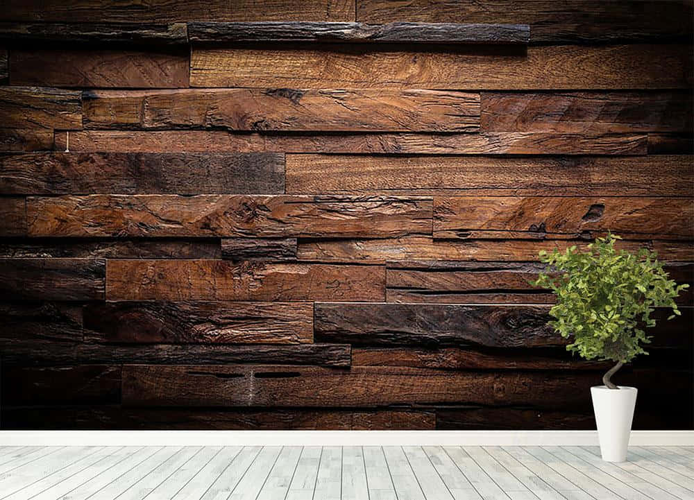 Captivating Brown Wood Texture Wallpaper Wallpaper