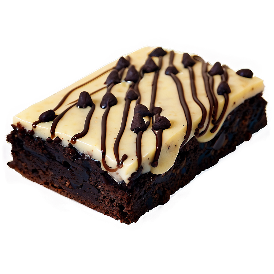 Brownie With Cookie Dough Png Hqd PNG