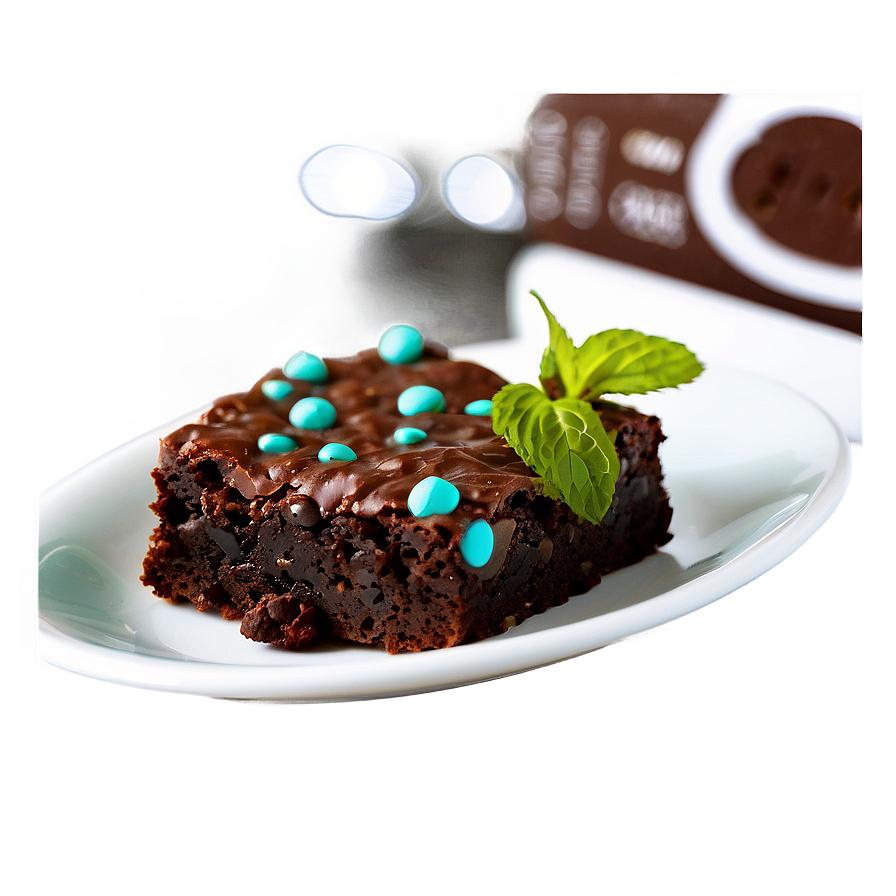 Brownie With Mint Chips Png 25 PNG
