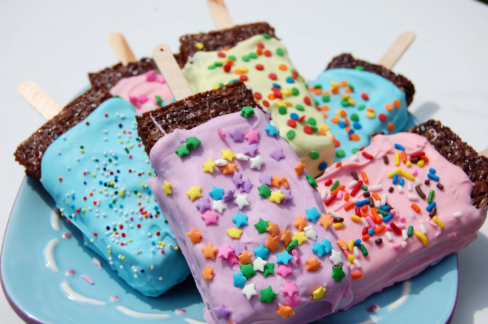 Brownies In Popsicle Stick