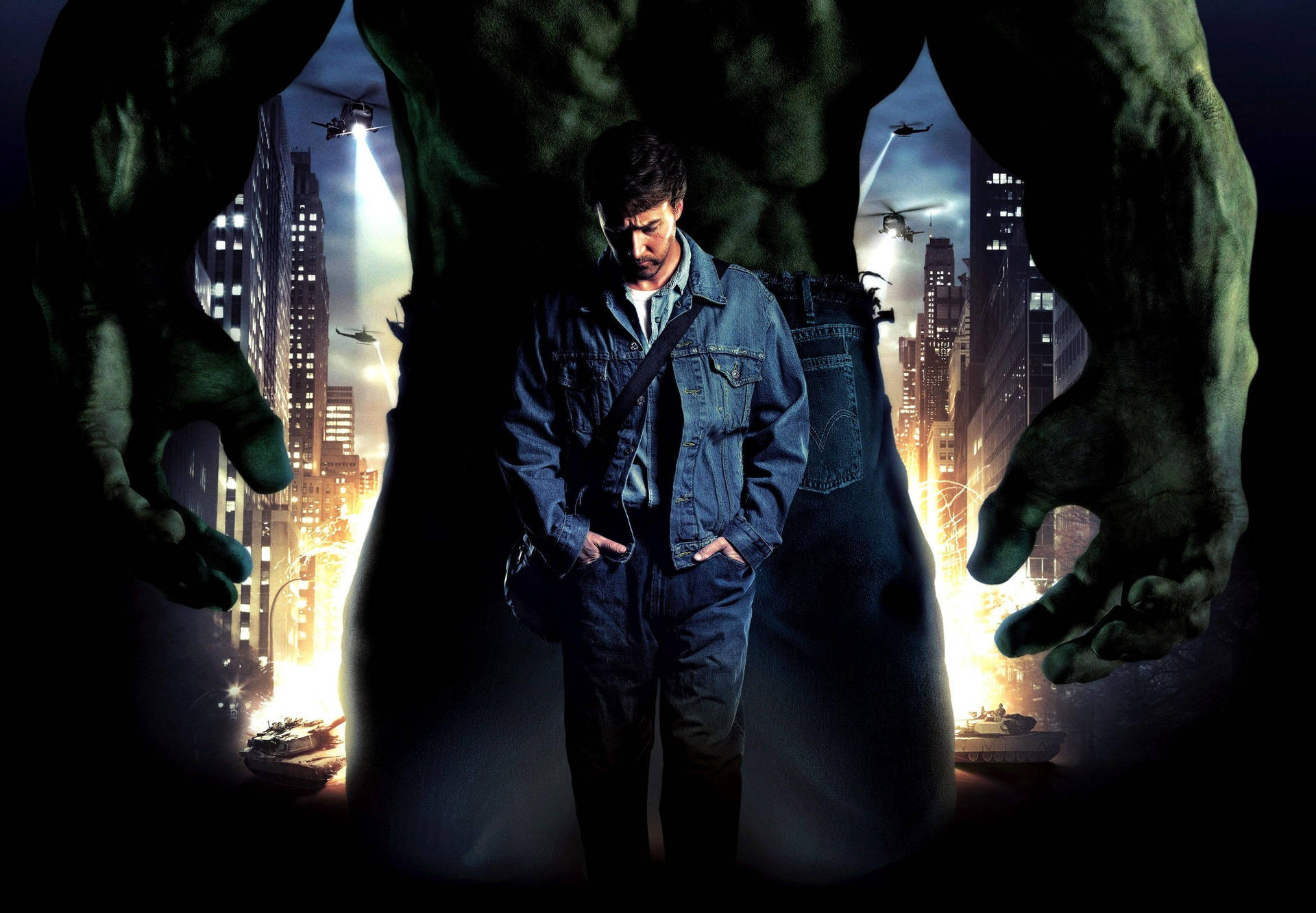 Bruce Banner And Incredible Hulk Background