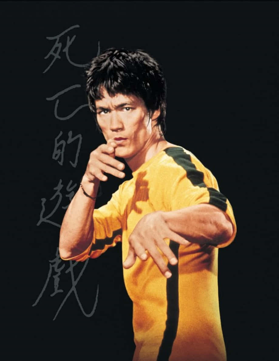 Ikoniskkampsportsudøver Bruce Lee