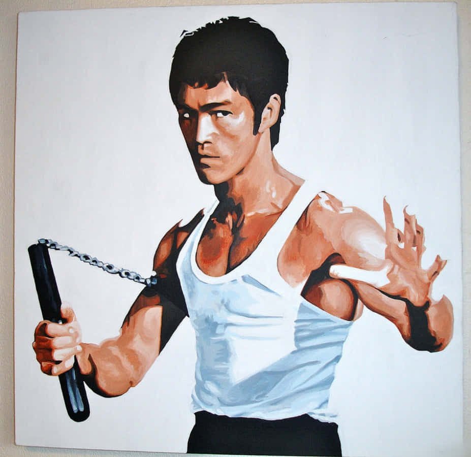Abracesua Força Interior Com Bruce Lee.