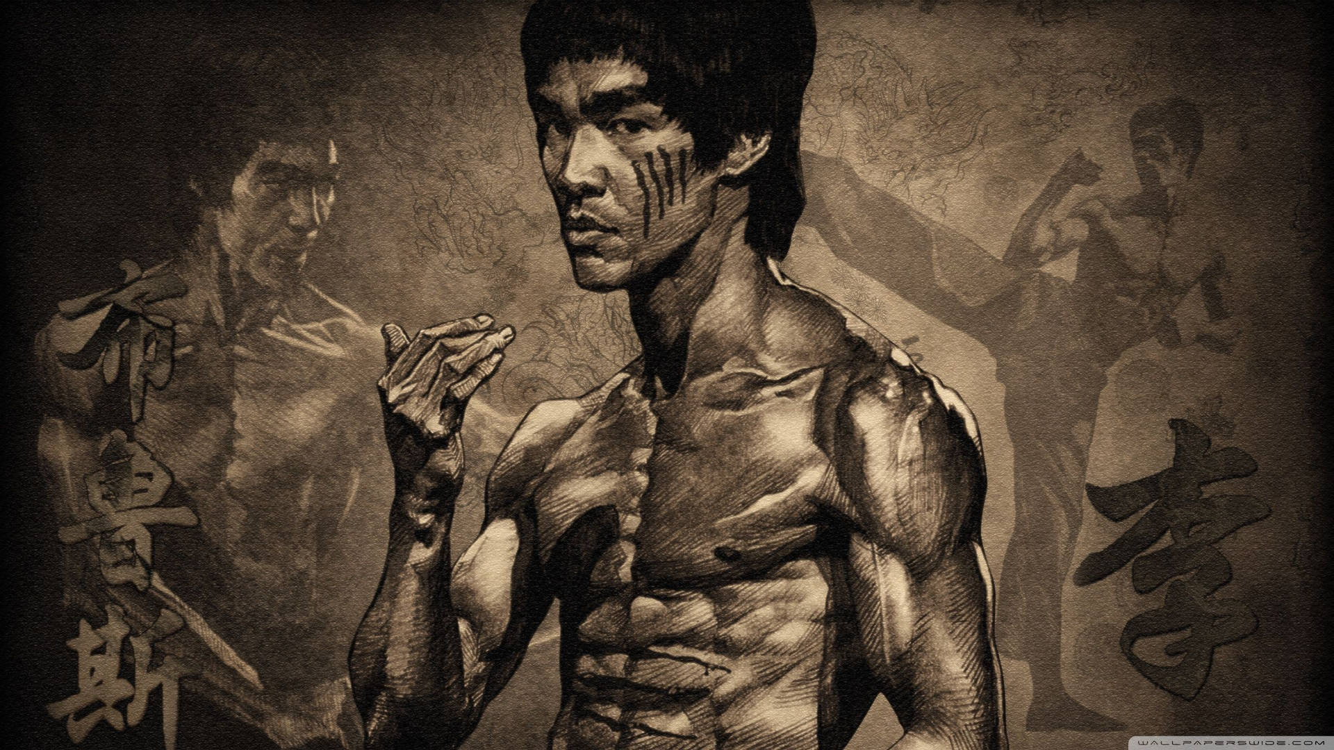 Bruce Lee Challenges Conventional Thinking Wallpaper