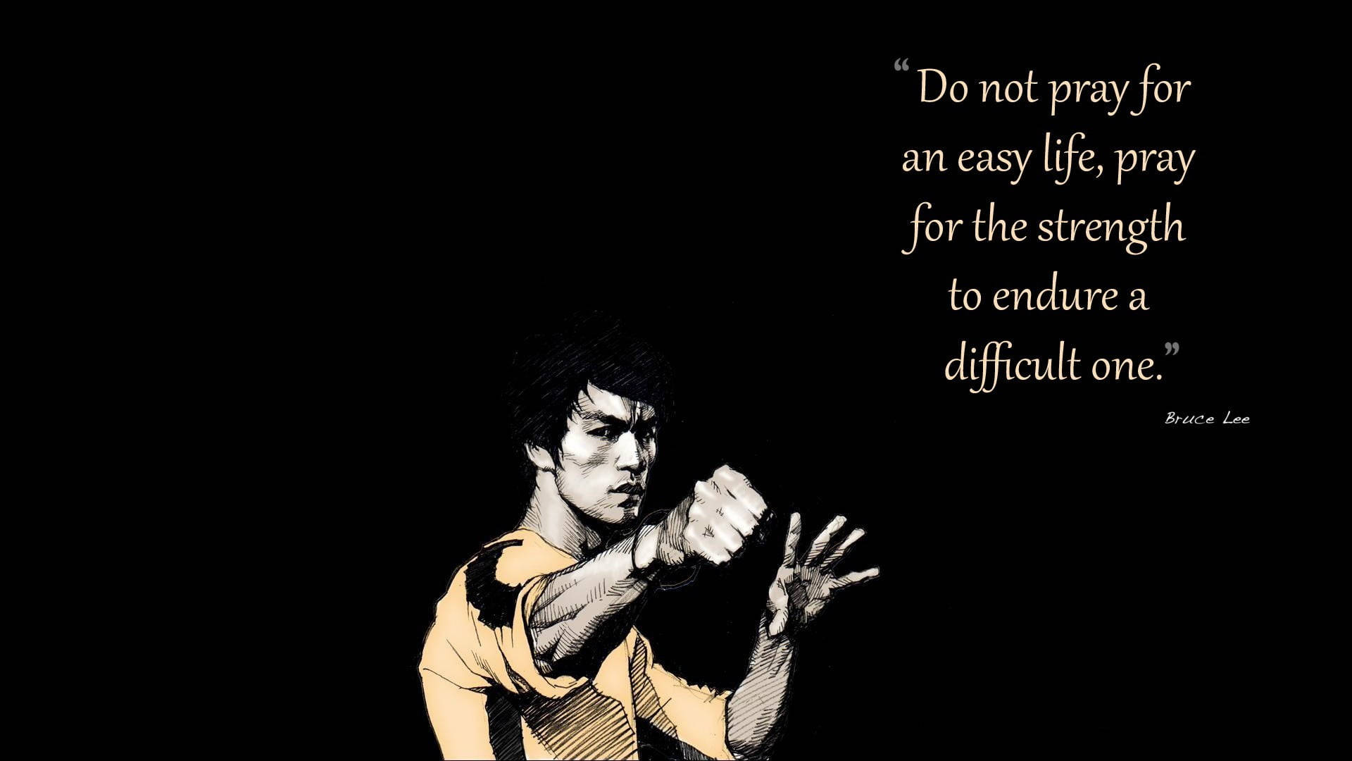 Bruce Lee Life Quotes Background