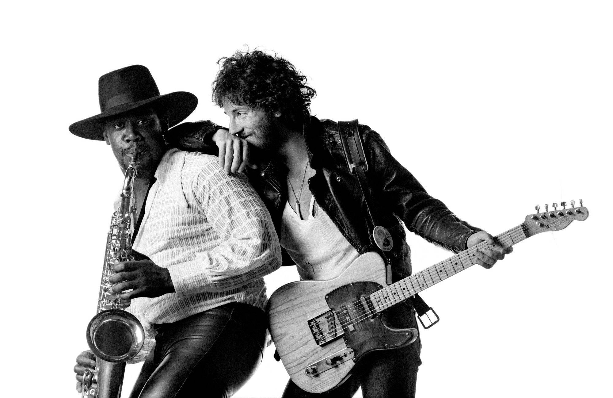 Bruce Springsteen And Clarence Clemons Wallpaper