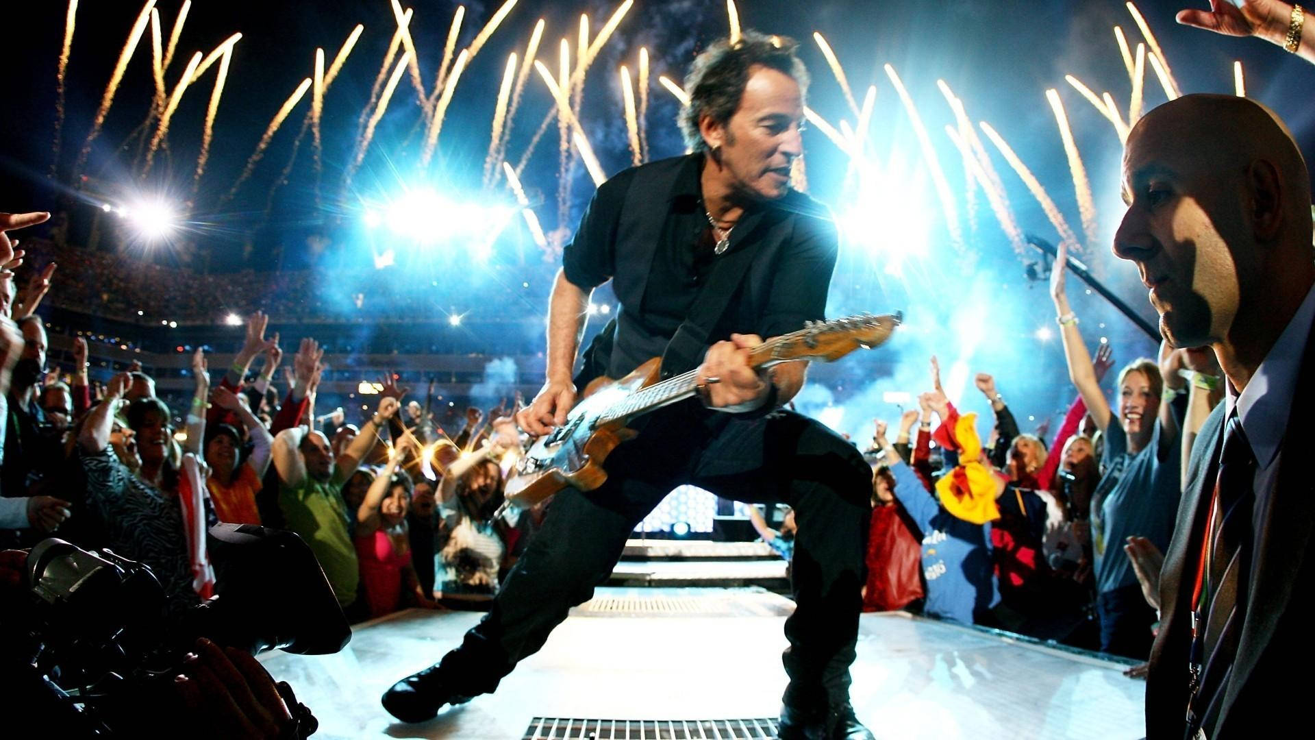 Bruce Springsteen i Brian Wilsons koncert Wallpaper