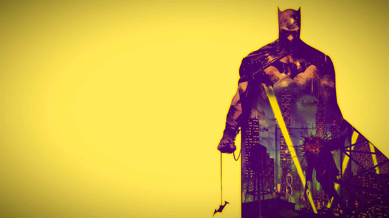 prompthunt: Bruce wayne without mask portrait, abstract art, yellow batman  logo on black background wallpaper, canvas shadows, intricate oil details,  color splashes, color drips, bruce wayne portrait, colorful, 8k, HQ, punk,  sharpening