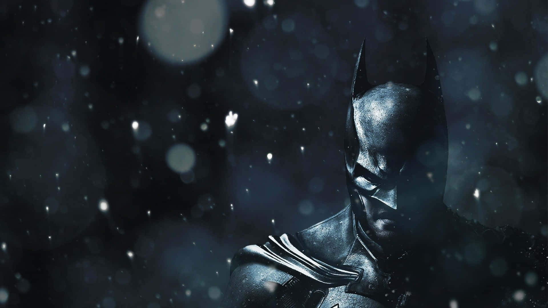Bruce Wayne in a Thoughtful Moment Wallpaper