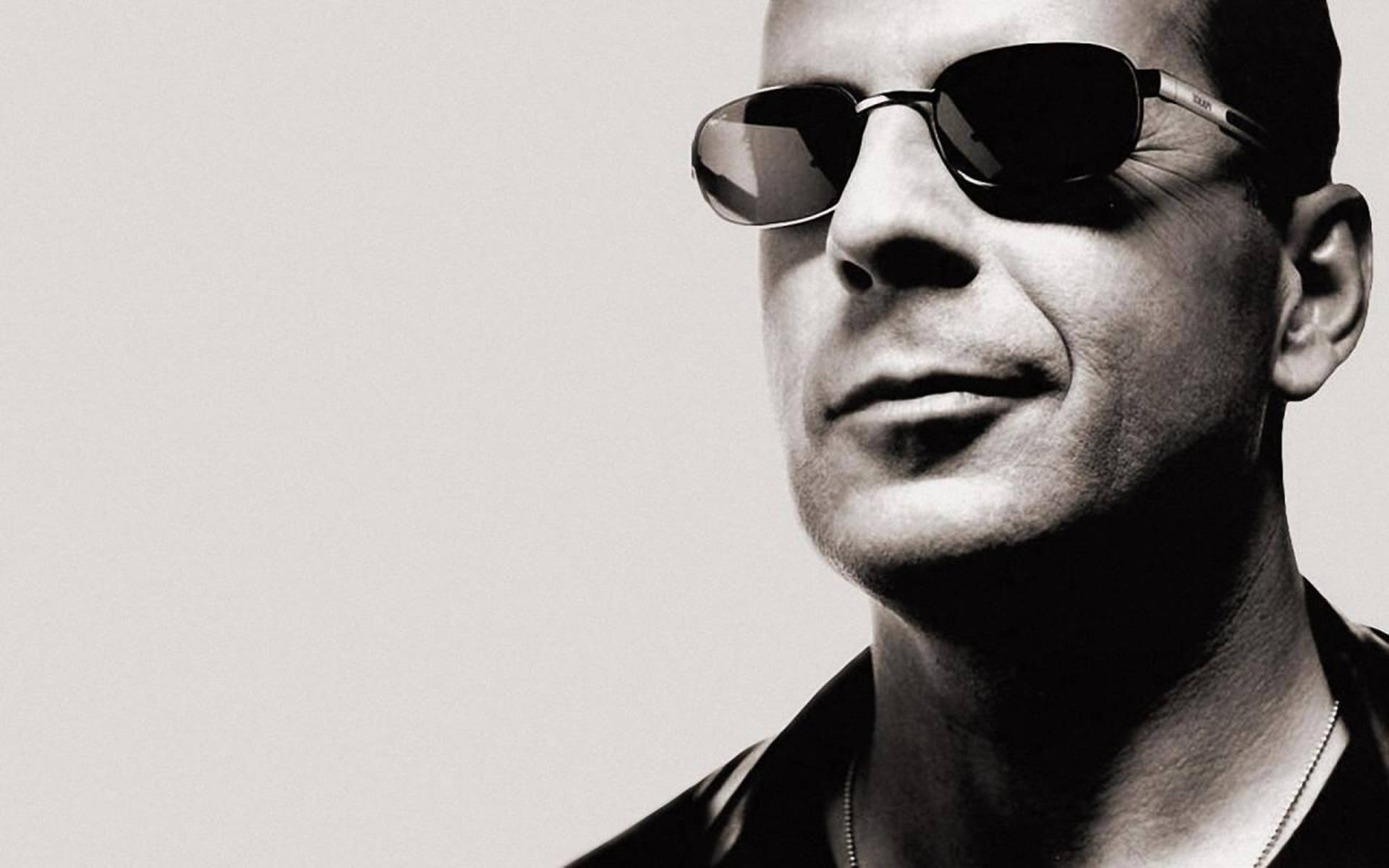 Bruce Willis Sunglasses Shot
