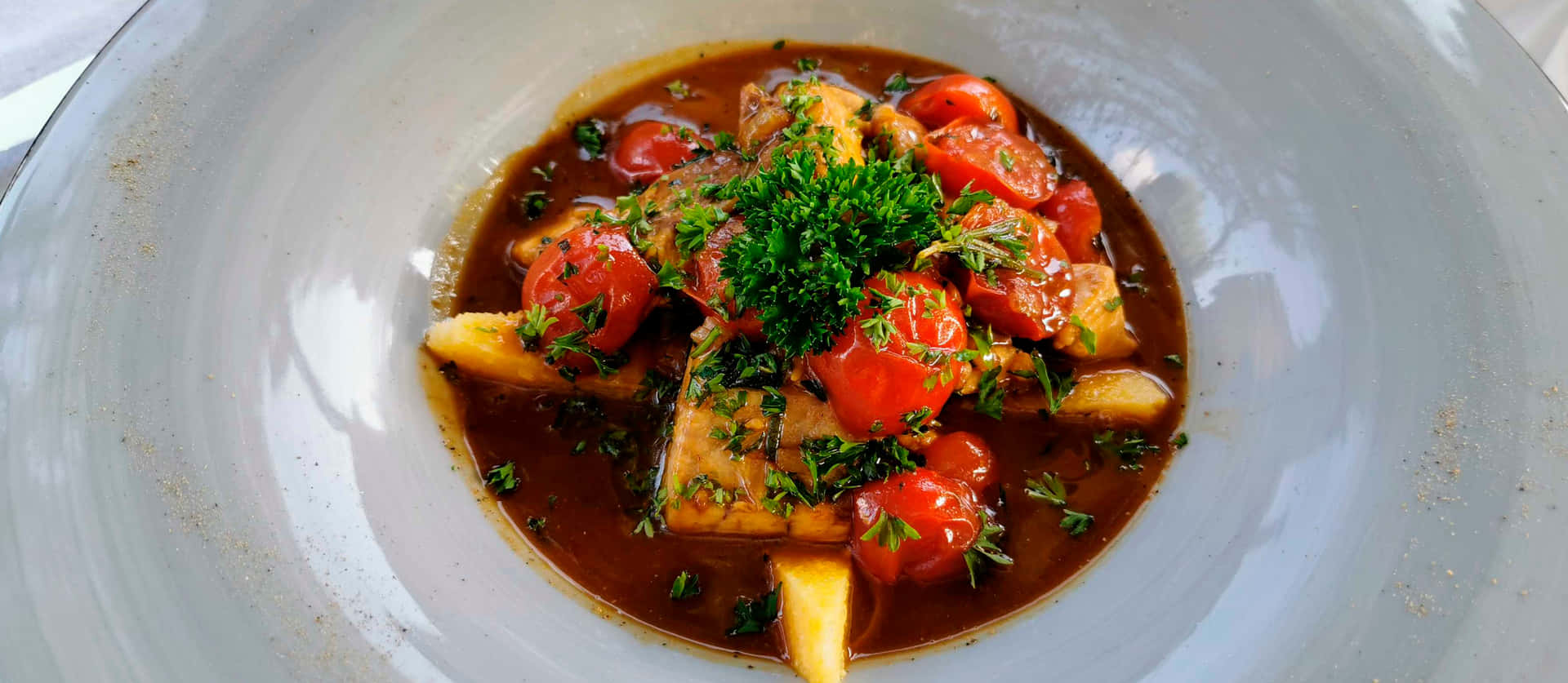 Delectable Brudet Seafood Stew Nicely Plated Wallpaper