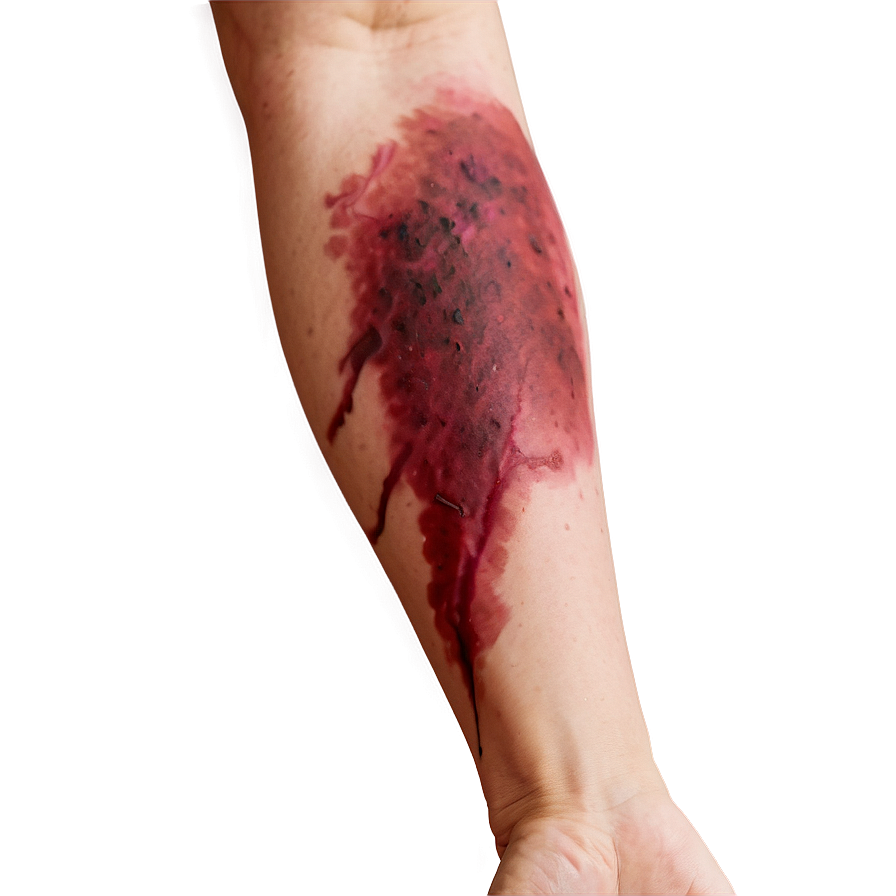 Bruise Close-up Png 05252024 PNG