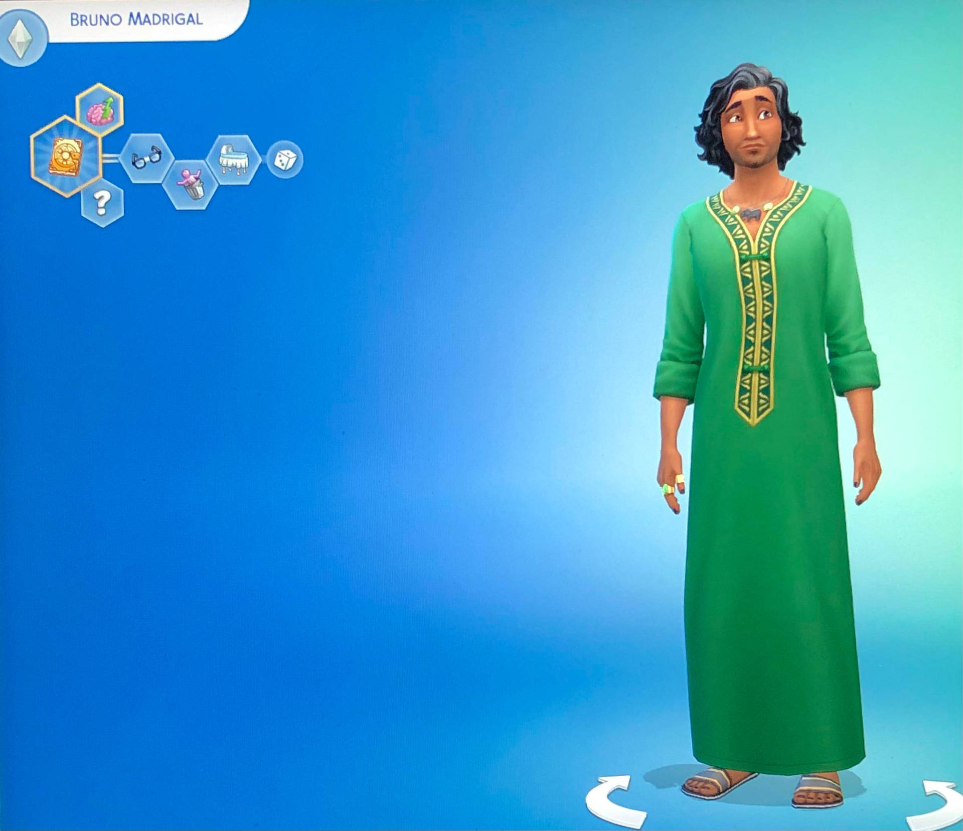 Sims Version Of Bruno From Encanto Background