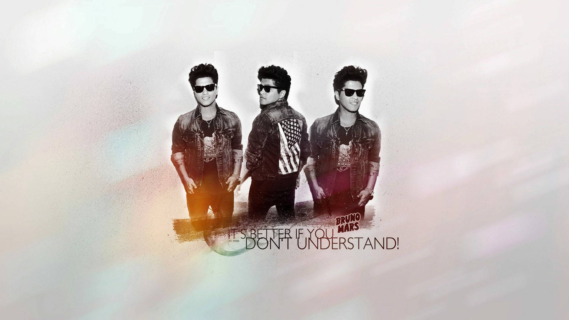 “Don’t be scared to be different.” – Bruno Mars Wallpaper