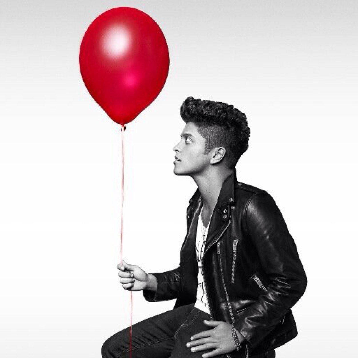 Bruno Mars With Red Balloon