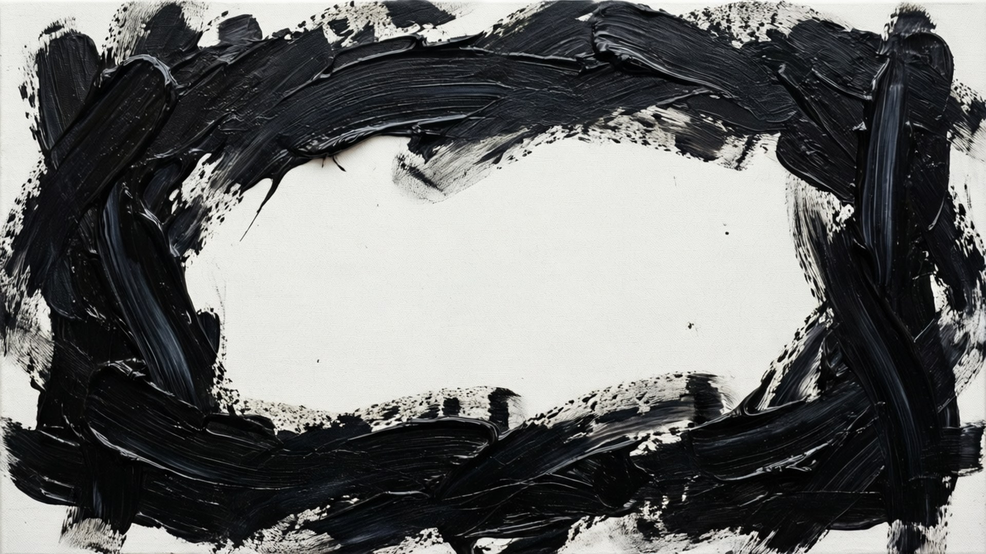 Brush Stroke Border Bakgrunner