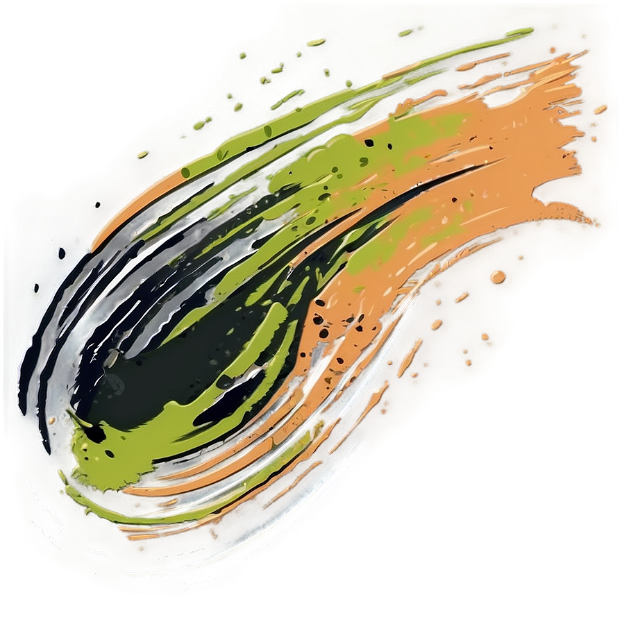 Brush Stroke Splat Png 06122024 PNG